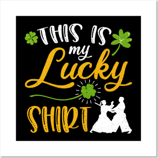 Aikido This is My Lucky Shirt St Patrick's Day Posters and Art